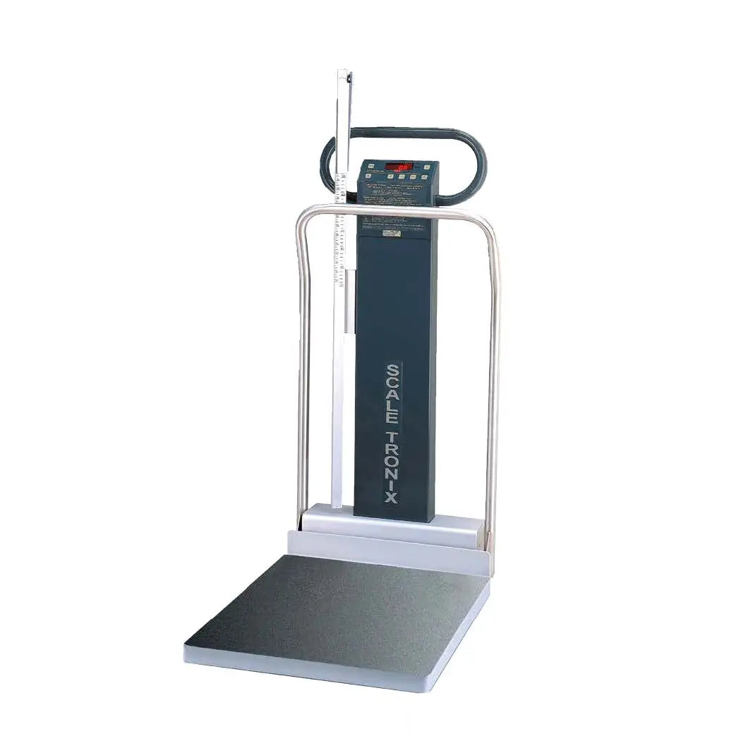 アカイスケール Scale-Tronix 5702 Mobile Bariatric Stand-On Scale | Welch Allyn