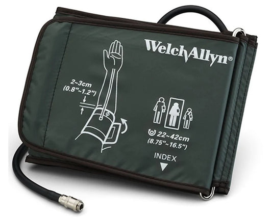 Standard Wide D-Ring Cuff 22-42cm for Welch Allyn Home Blood Pressure Monitor 1500 and 1700 Series
