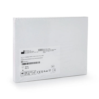 Diagnostic ECG Recording Paper Premium Grade Paper Z-Fold Red Grid