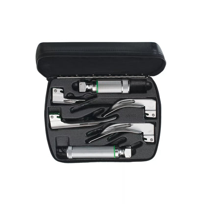 LED Fiber-Optic Laryngoscope Set, MacIntosh Blades