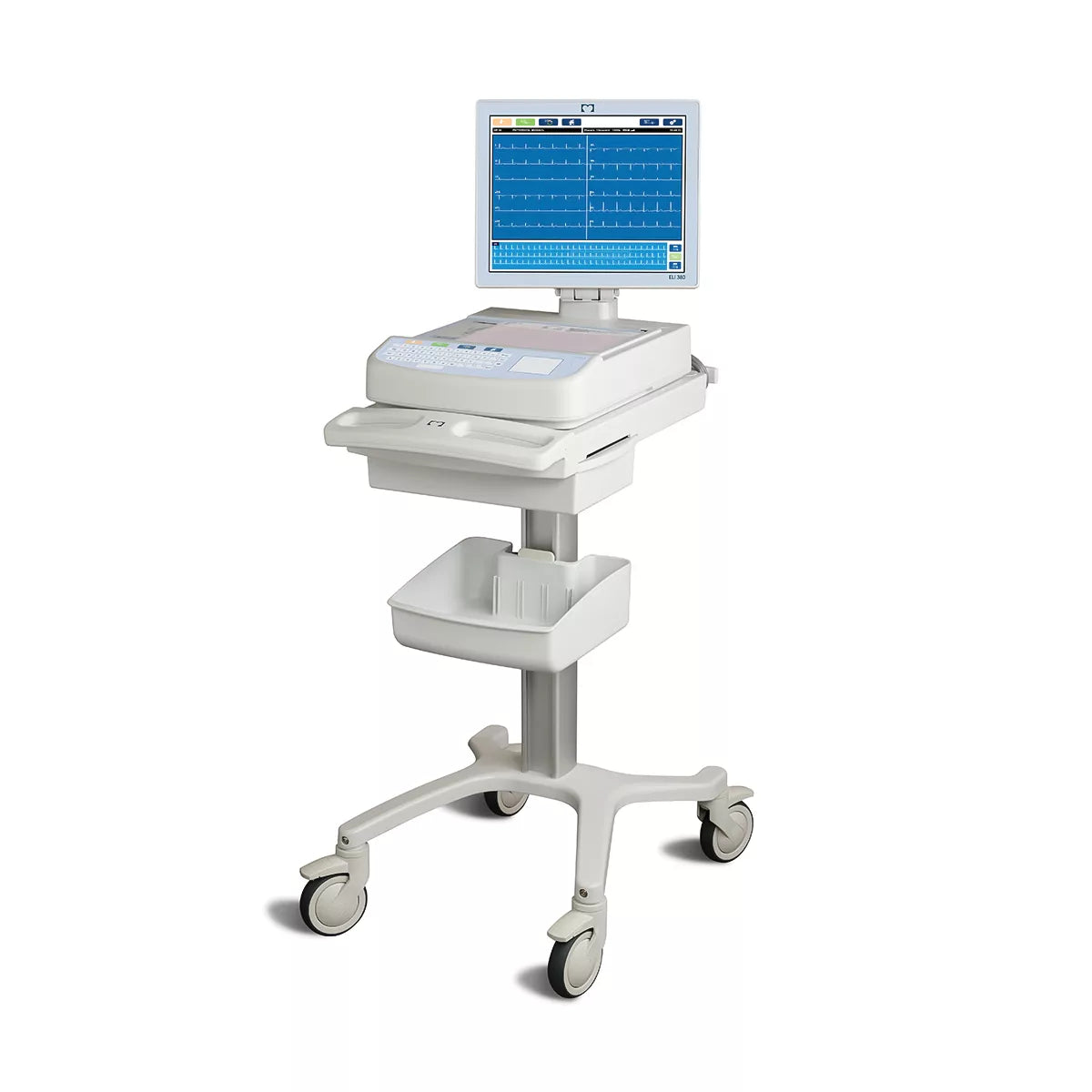 ELI Cart for Acute Care with ELI 380 Resting ECG