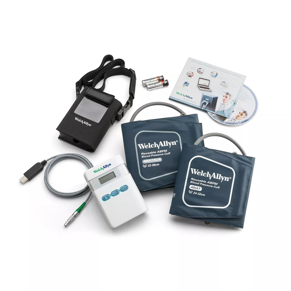 ABPM 7100 Ambulatory Blood Pressure Monitor and accessories