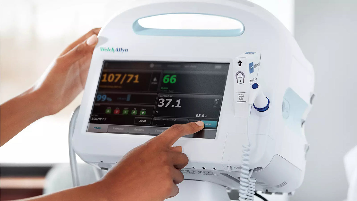 Connex Vital Signs Monitor with Sure Temp Plus Oral Thermometer: WiFi & Wired