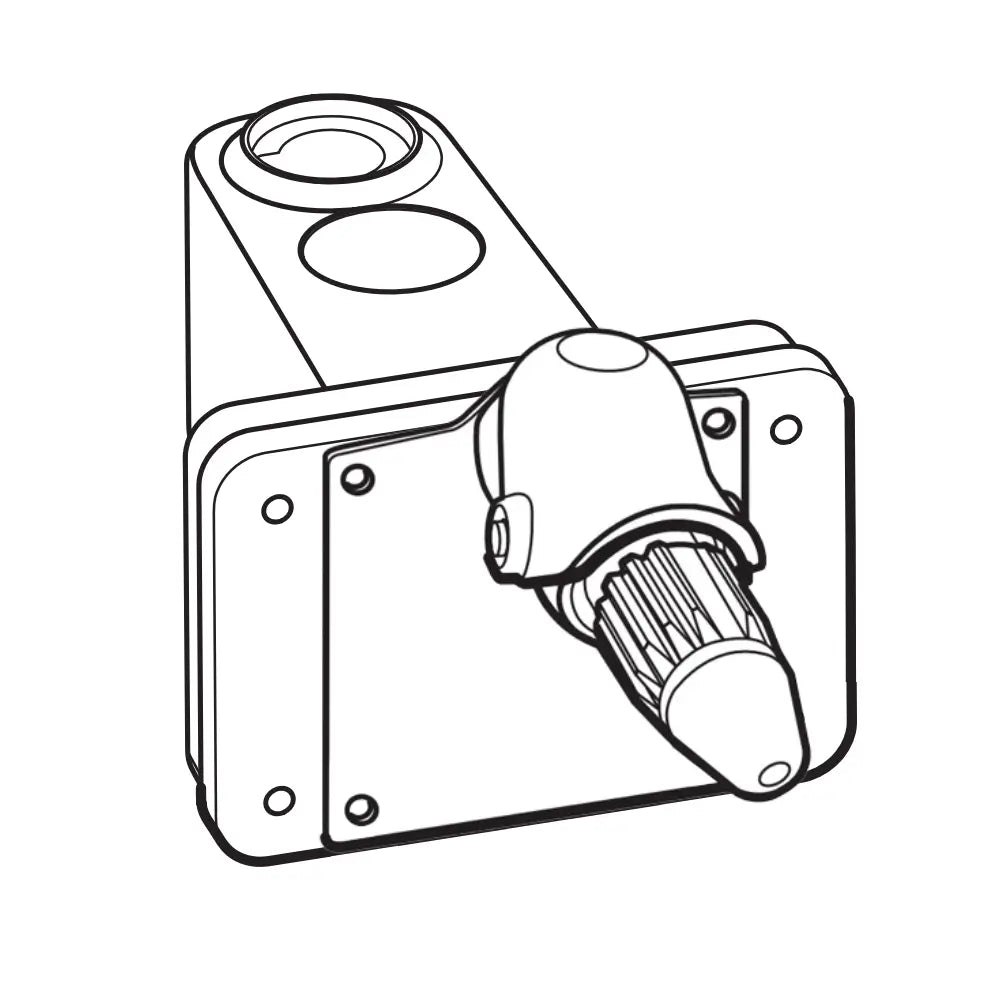 Welch Allyn Exam Light Spline Mount Bracket Adapter