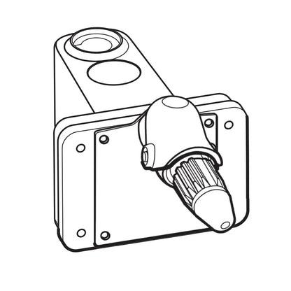 Welch Allyn Exam Light Spline Mount Bracket Adapter